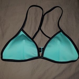 Victoria's secret Neon Sky Blue swim top - L size